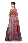 Pure Shantiniketan Silk Kanthastich saree's