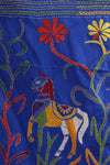 Designer Blended Silk Kantha Stitch Saree's