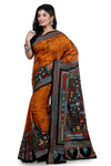 Pure Silk Hand Thread Kantha Stich Saree (KA827)