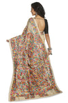 Flower Pattern Tussar Silk Saree