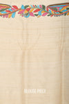 Flower Pattern Tussar Silk Saree