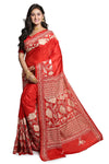 Women's Pure Hand work Blended Silk Saree