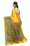 Hand Stitch Blended Silk Kantha Stitch Saree