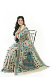 Women's Pure Hand Work Partywear Saree